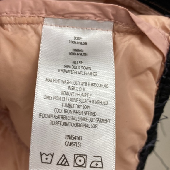 Marc New York Duck Down Pink Quilted Puffer Jacket Size M - Picture 9 of 9